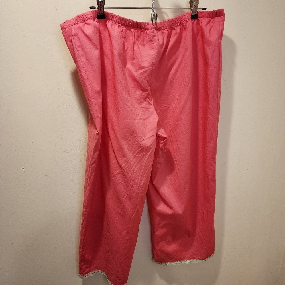 JOSIE 100% Cotton Drawnstring Pajama Pants Size L - Picture 8 of 10